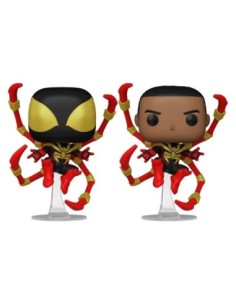 Funko pop marvel spider  man comics miles morales iron spider w  chase aleatorio