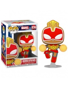 Funko pop marvel navidad galleta jengibre capitana marvel 50661