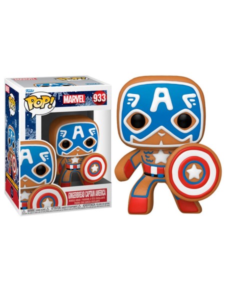 Funko pop marvel navidad galleta jengibre capitan america 50657