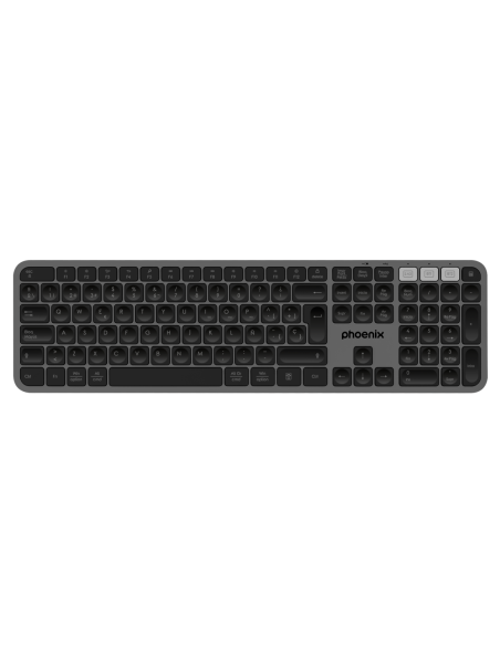 Teclado inalámbrico multidispositivo phoenix k300 blueooth dual y 2 4ghz