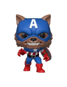 Funko pop marvel capitan america capwolf edicion limitada exclusiva 55506