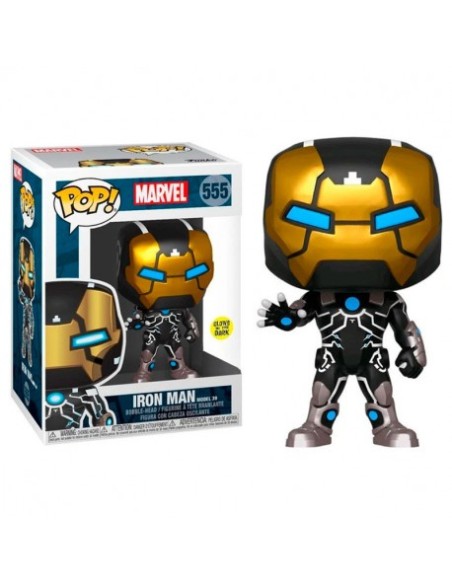 Funko pop marvel 80th iron man modelo 39 brillo en la oscuridad 43965