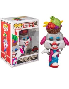 Funko pop looney tunes bugs bunny con sombrero de frutas glitter efecto diamante exclusivo edicion e