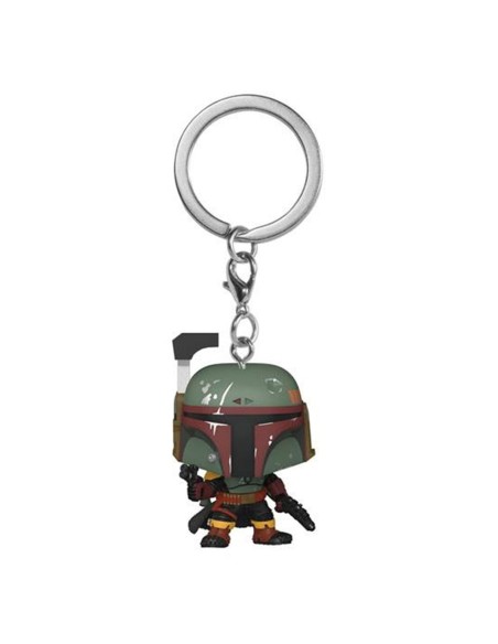Funko pop keychain llavero star wars the book of boba fett boba fett 60235