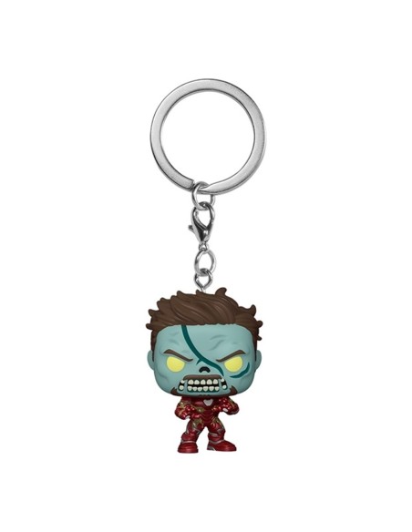 Funko pop keychain llavero marvel what if iron man zombie 57400