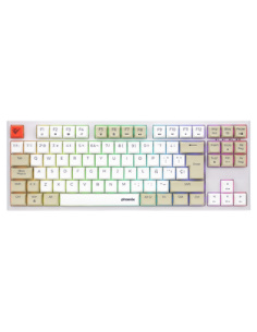 Teclado gaming royal pbt mecanico blanco