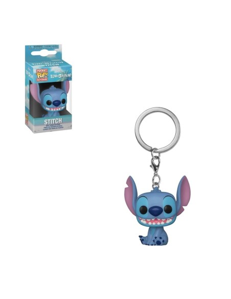 Funko pop keychain llavero disney lilo y stitch stitch sentado 55619