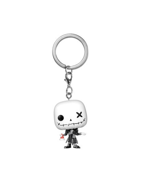 Funko pop keychain disney patchwork jack skellington