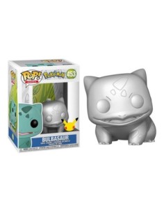 Funko pop jumbo pokemon s6 bulbasaur plateado efecto metalico 10 pulgadas edicion especial exclusivo