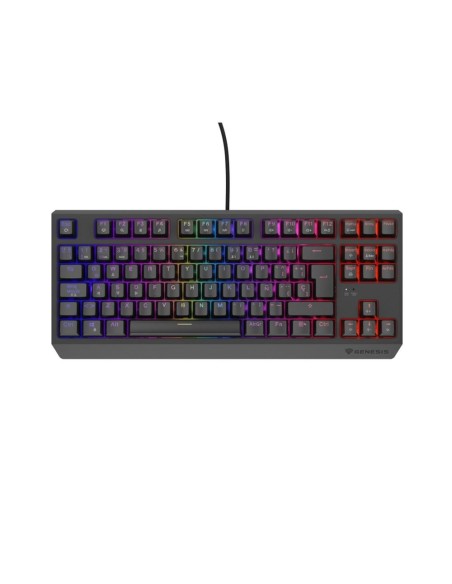 Teclado gaming genesis thor230 tkl rgb usb