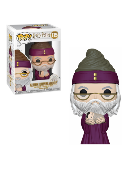 Funko pop harry potter dumbledore con harry potter de bebe