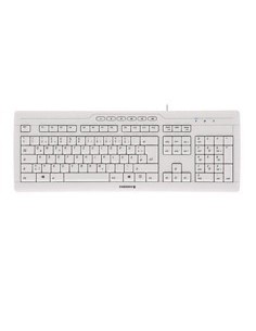 Teclado cherry stream 3 0 usb ultraplano blanco