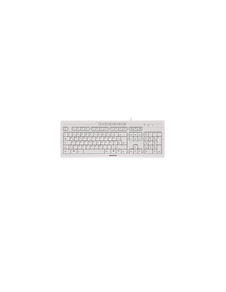 Teclado cherry stream 3 0 usb ultraplano blanco