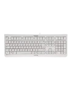 Teclado cherry kc 1000 silencioso usb ultra slim blanco