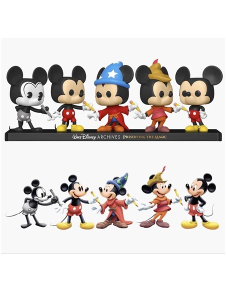 Funko pop disney archivos pack premium 5 mickey mouse 51118