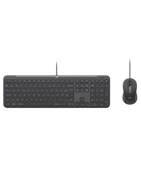 Teclado  raton logitech mk620 negro