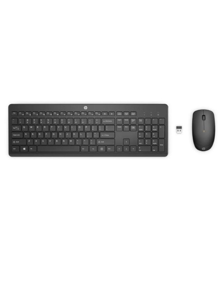 Teclado  raton hp inalambrico 230 negro