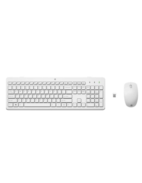 Teclado  raton hp 230 wireless inalambrico  blanco