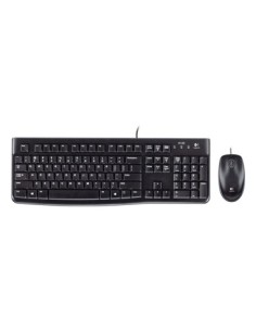 Teclado  mouse raton logitech desktop mk120 usb italiano
