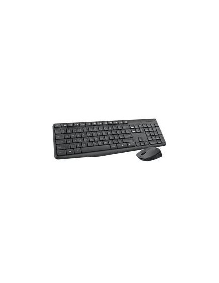 Teclado  mouse logitech mk235 wireless inalambrico frances