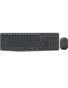 Teclado  mouse logitech mk235 inalambrico ingles internacional