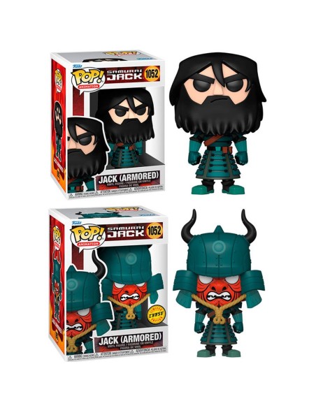 Funko pop animacion samurai jack jack con armadura opcion chase 49276