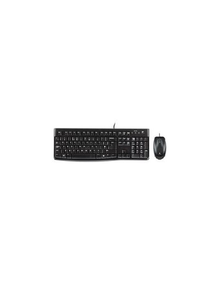 Teclado  mouse logitech mk120 usb 2 0 ingles
