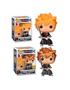 Funko pop animacion bleach ichigo con opcion chase metalica 75508