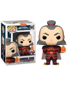 Funko pop animacion avatar the last airbender la leyenda de aang admiral zhao con bola de fuego edic