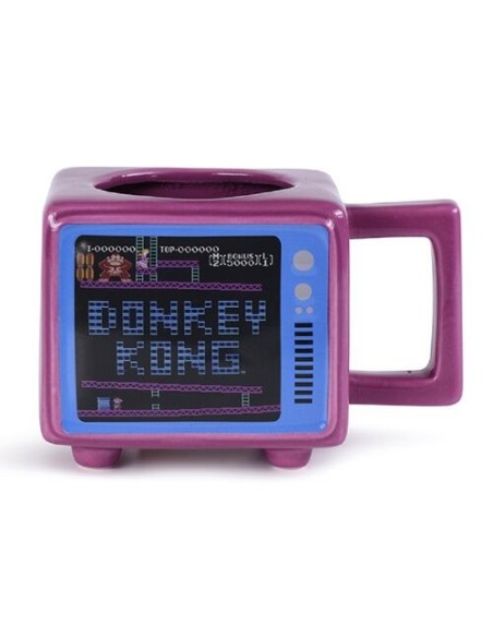 Taza térmica pyramid retro tv donkey kong