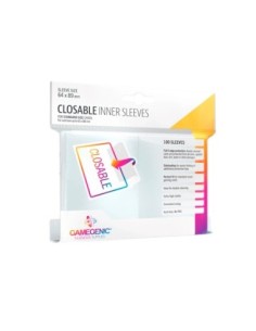 Fundas transparentes de cartas gamegenic 100