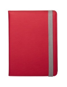 Funda universal silver ht para ebook wave 6 pulgadas roja