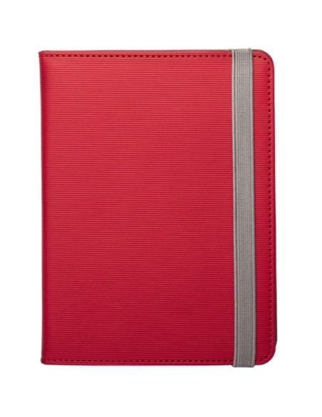 Funda universal silver ht para ebook wave 6 pulgadas roja
