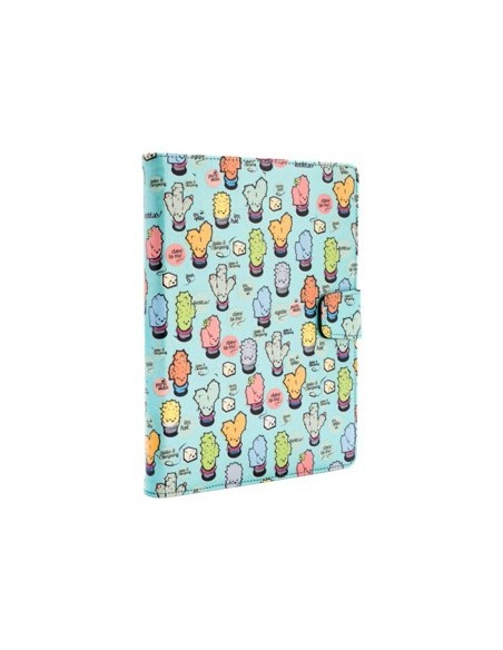 Funda universal rotatory 360g silver ht para tablet 9  10 1 pulgadas cactoos green metal