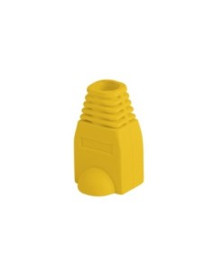 Funda protectora lanberg plb  1000  y para conector rj45 pack de 100 unidades amarillo