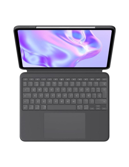 Funda logitech combo touch con teclado para ipad pro 13 pulgadas m4 grafito español