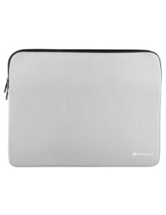 Funda de neopreno phoenix para tablet o portátil 14 pulgadas interior terciopelo gris