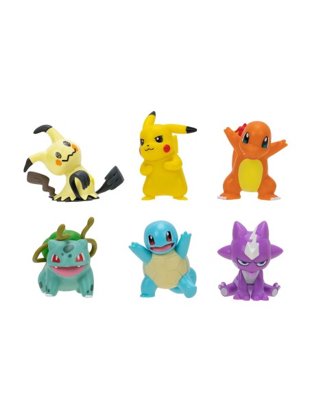 Figuras pokemon multipack 6
