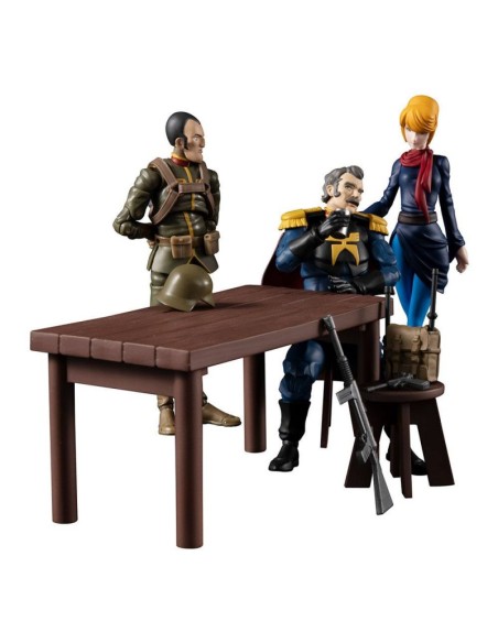 Figuras megahouse g m g mobile suit gundam principality of zeon team ramba ral set