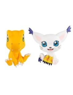 Figuras megahouse digimon lookup pack agumon y tailmon