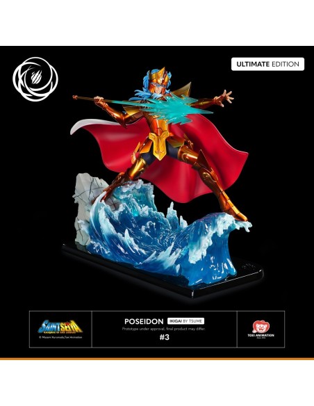 Figura tsume art saint seiya poseidon resina escala 1  6 ikigai