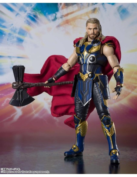 Figura tamashii nations sh figuarts marvel thor love y thunder mighty thor