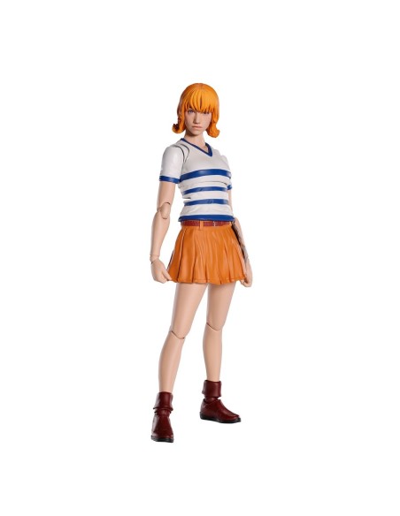 Figura tamashii nations one piece netflix series nami fig  15 cm sh figuarts