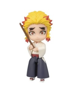 Figura tamashii nations demon slayer kimetsu no yaiba senjuro rengoku figuarts mini