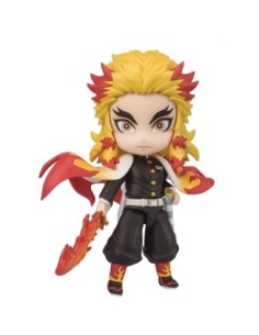 Figura tamashii nations demon slayer kimetsu no yaiba kyojuro rengoku flame breathing mugen train fi