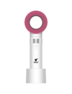 Ventilador portatil thulos th  mfn  03 blanco  rosa