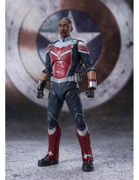 Figura tamashi nations falcon figura marvel the falcon and the winter soldier s h  figuarts