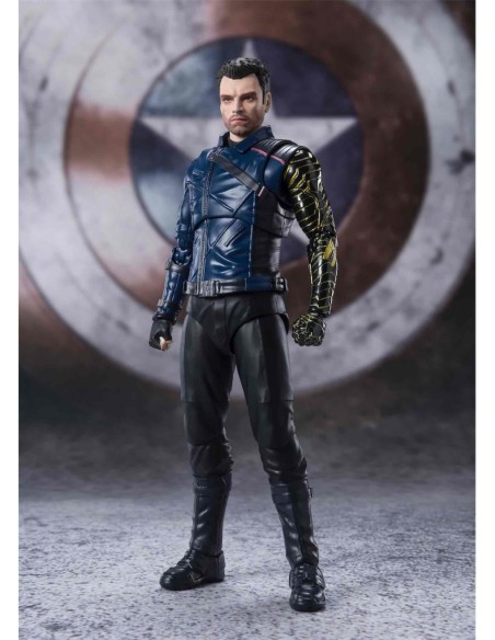 Figura tamashi nations bucky barnes figura marvel the falcon and the winter soldier s h  figuarts