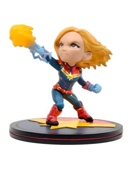 Figura quantum mechanix marvel capitana marvel 10 cm marvel q  fig diorama