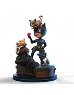 Figura quantum mechanix dc comics catwoman 13 cm q  fig elite